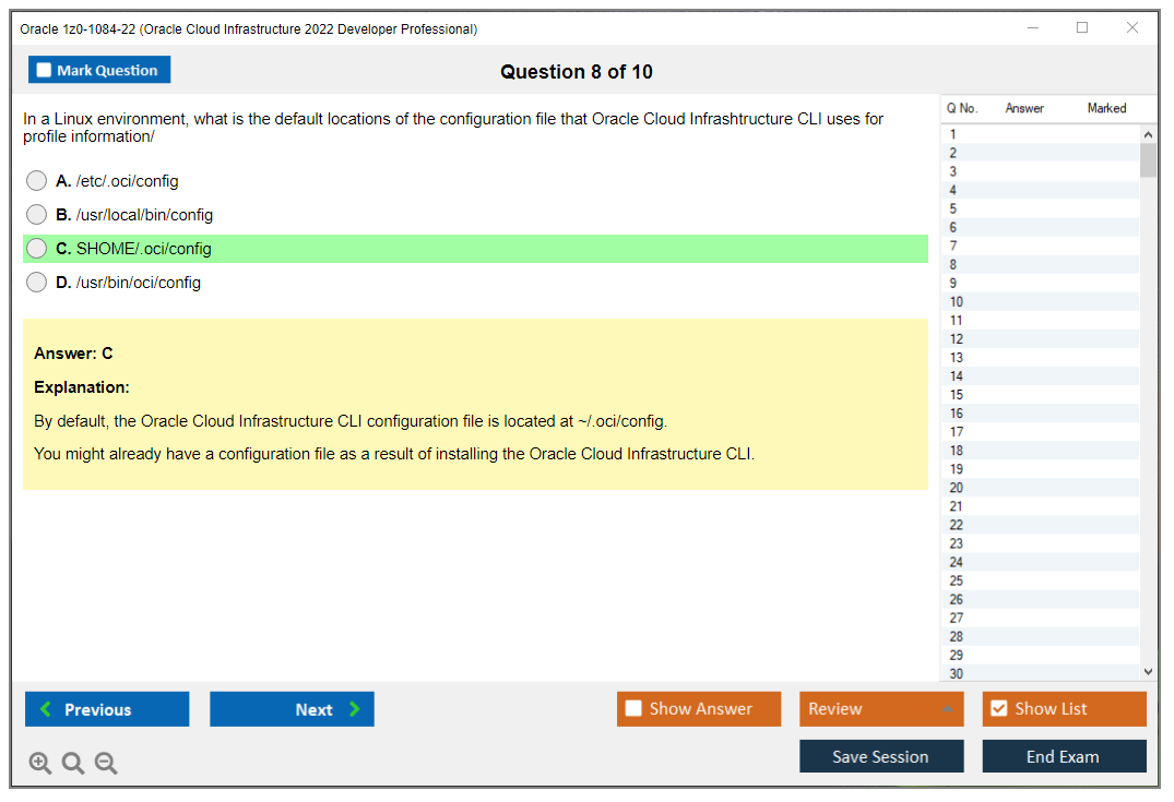 Oracle 1z0-1084-22 (Oracle Cloud Infrastructure 2022 Developer Professional) Prüfungs-Simulator Test Engine Prüfungs-Dumps 8