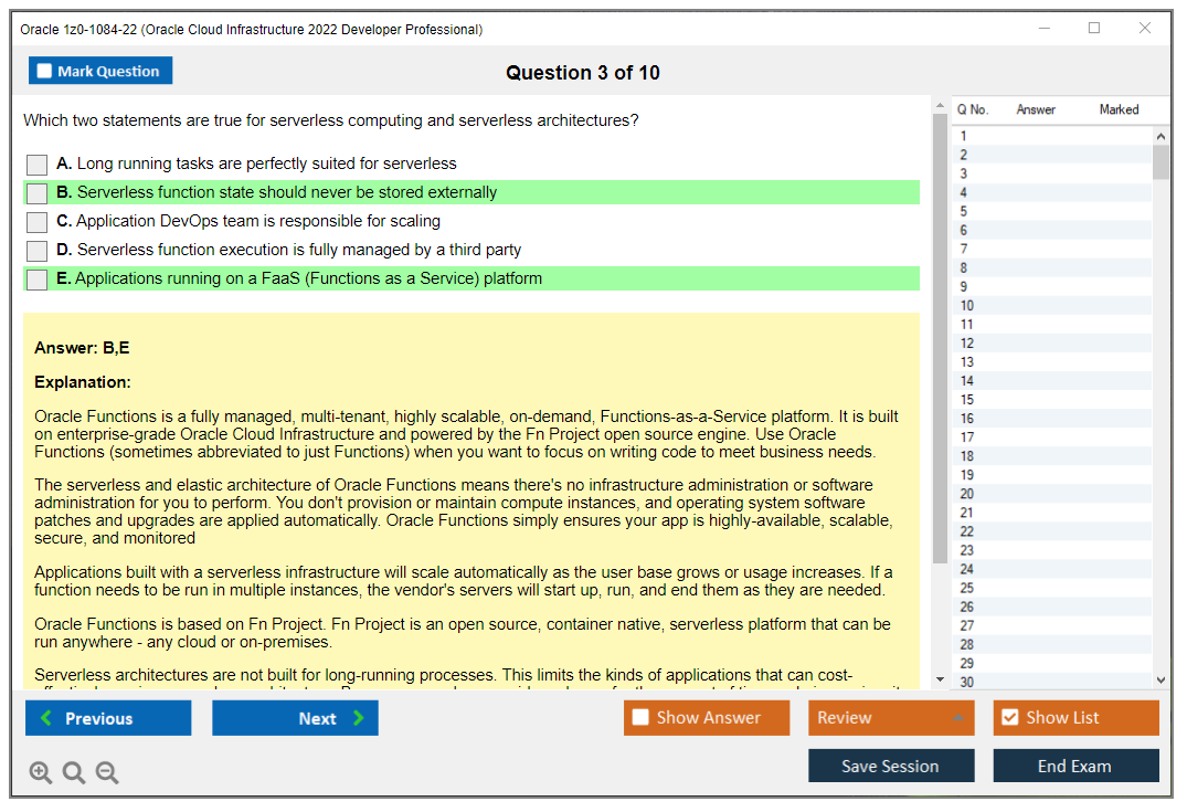 Oracle 1z0-1084-22 (Oracle Cloud Infrastructure 2022 Developer Professional) Prüfungs-Simulator Test Engine Prüfungs-Dumps 3