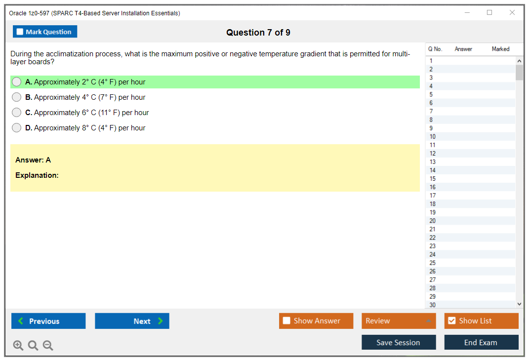 Oracle 1z0-597 (SPARC T4-Based Server Installation Essentials) Prüfungs-Simulator Test Engine Prüfungs-Dumps 7