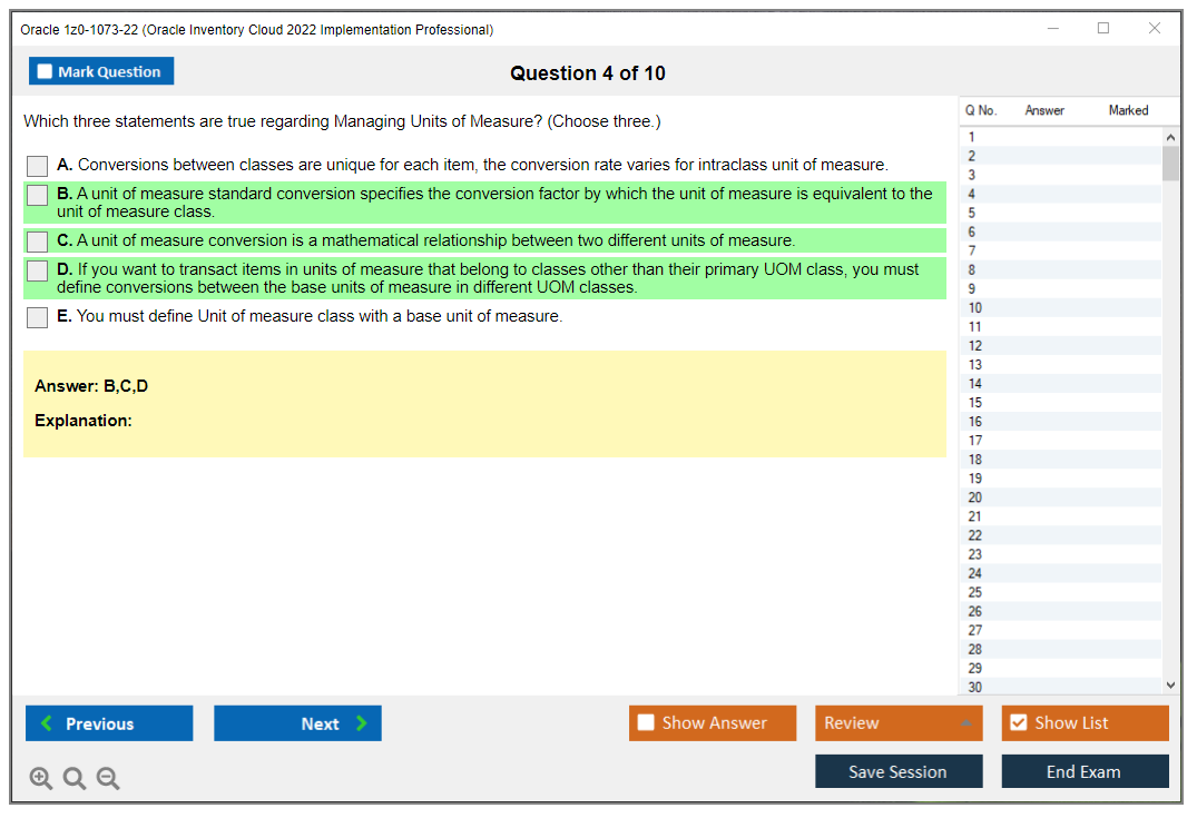 Oracle 1z0-1073-22 (Oracle Inventory Cloud 2022 Implementation Professional) Prüfungs-Simulator Test Engine Prüfungs-Dumps 4