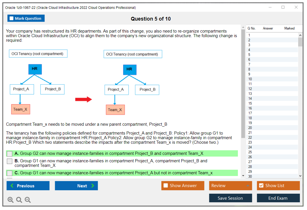 Oracle 1z0-1067-22 (Oracle Cloud Infrastructure 2022 Cloud Operations Professional) Prüfungs-Simulator Test Engine Prüfungs-Dumps 5