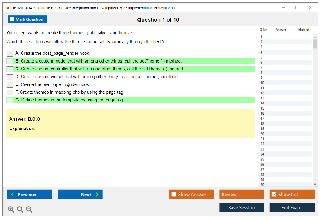 Oracle 1z0-1034-22 (Oracle B2C Service Integration and Development 2022 Implementation Professional) Prüfungs-Simulator Test Engine Prüfungs-Dumps 1