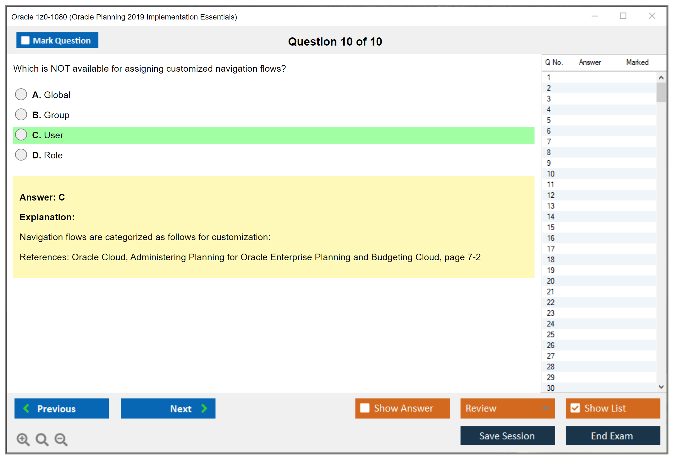 Oracle 1z0-1080 (Oracle Planning 2019 Implementation Essentials) Prüfungs-Simulator Test Engine Prüfungs-Dumps 10