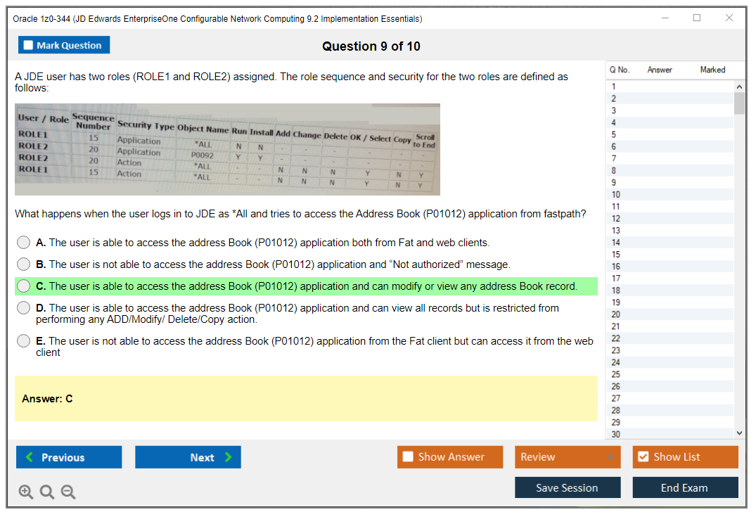 Oracle 1z0-344 (JD Edwards EnterpriseOne Configurable Network Computing 9.2 Implementation Essentials) Prüfungs-Simulator Test Engine Prüfungs-Dumps 9