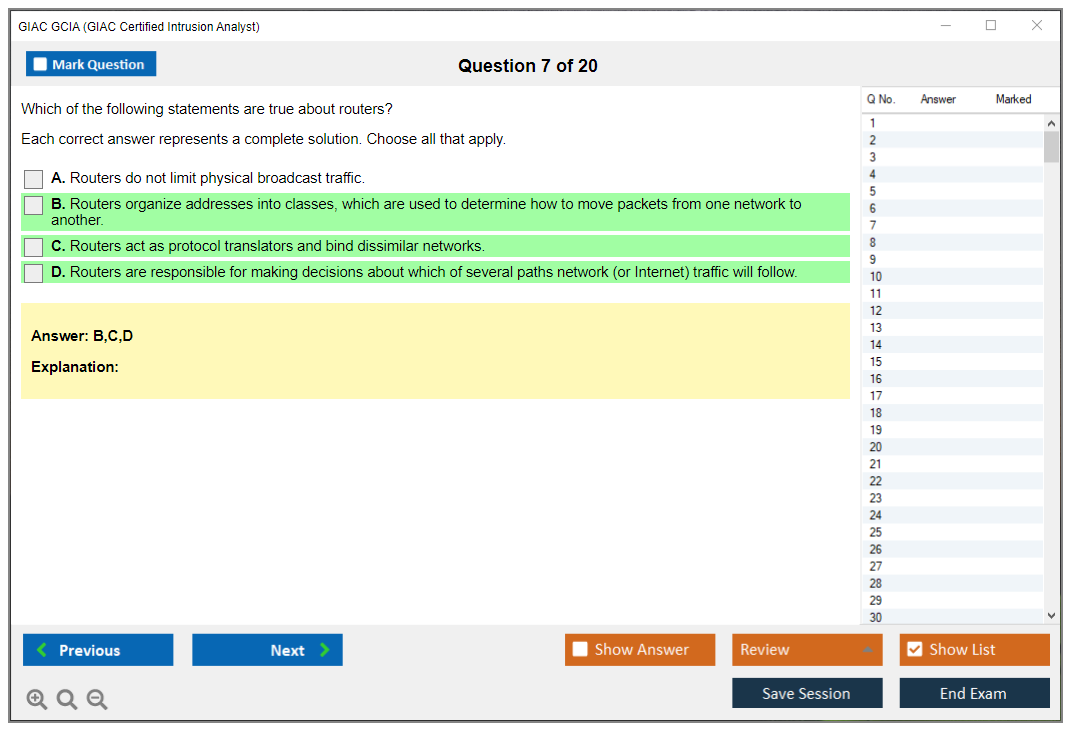 GIAC GCIA (GCIA – GIAC Certified Intrusion Analyst Practice Test) Симулятор экзамена Тестовый движок Экзаменационные дампы 7