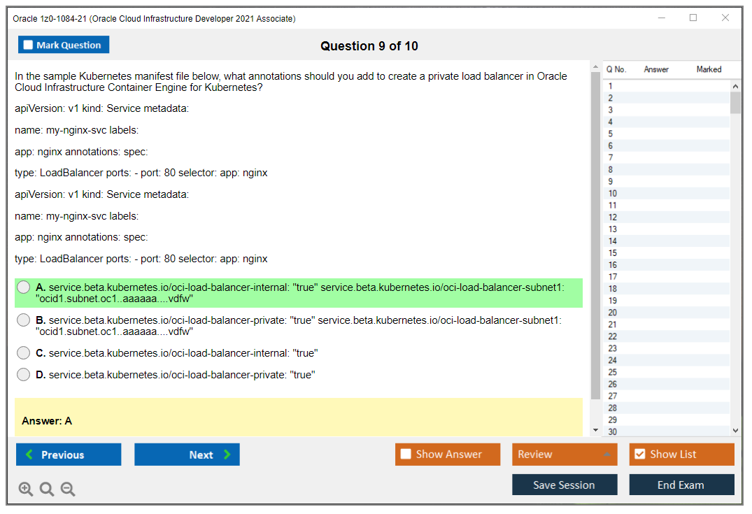 Oracle 1z0-1084-21 (Oracle Cloud Infrastructure Developer 2021 Associate) Prüfungs-Simulator Test Engine Prüfungs-Dumps 9