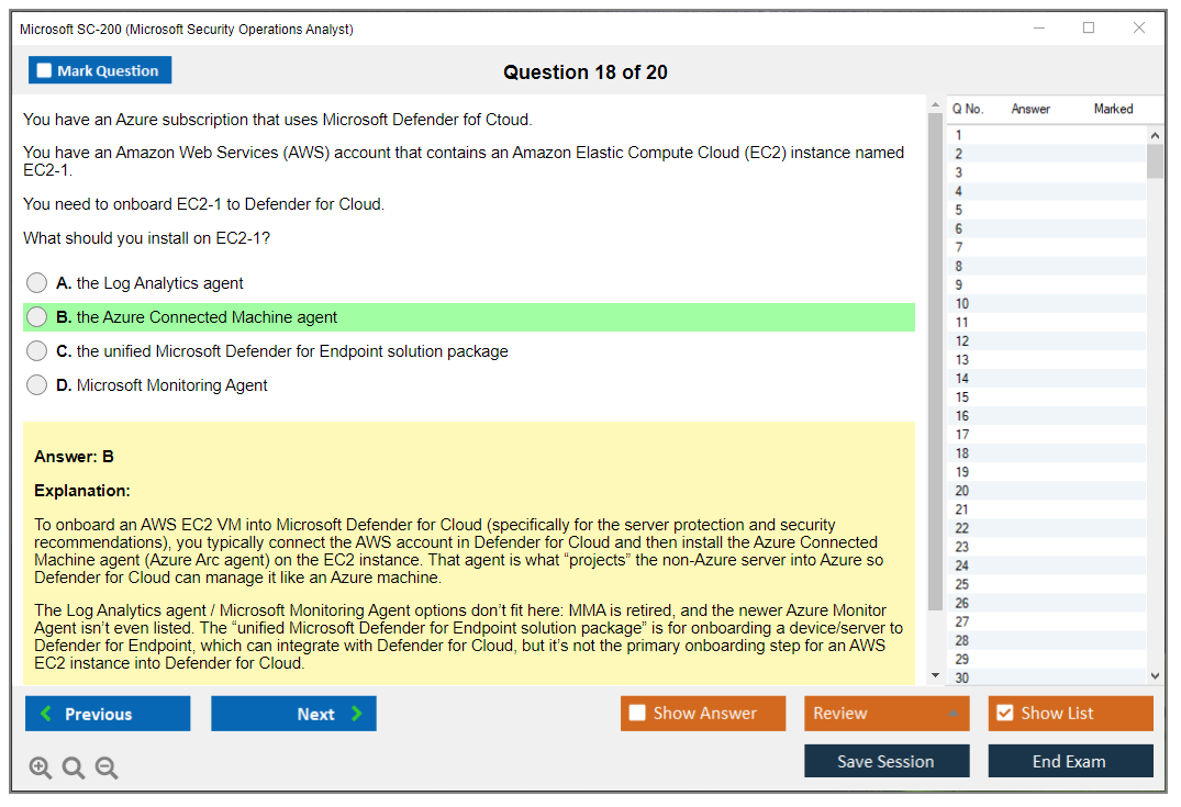 Microsoft SC-200 (Microsoft Security Operations Analyst) Prüfungs-Simulator Test Engine Prüfungs-Dumps 18
