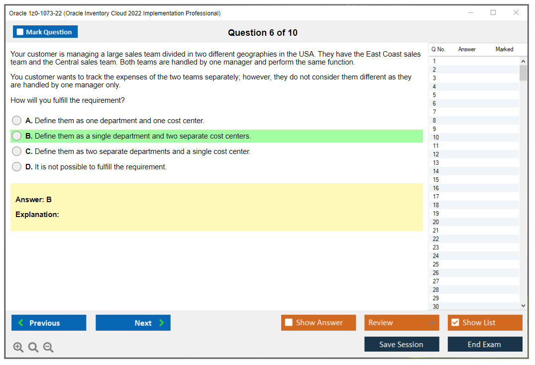 Oracle 1z0-1073-22 (Oracle Inventory Cloud 2022 Implementation Professional) Prüfungs-Simulator Test Engine Prüfungs-Dumps 6