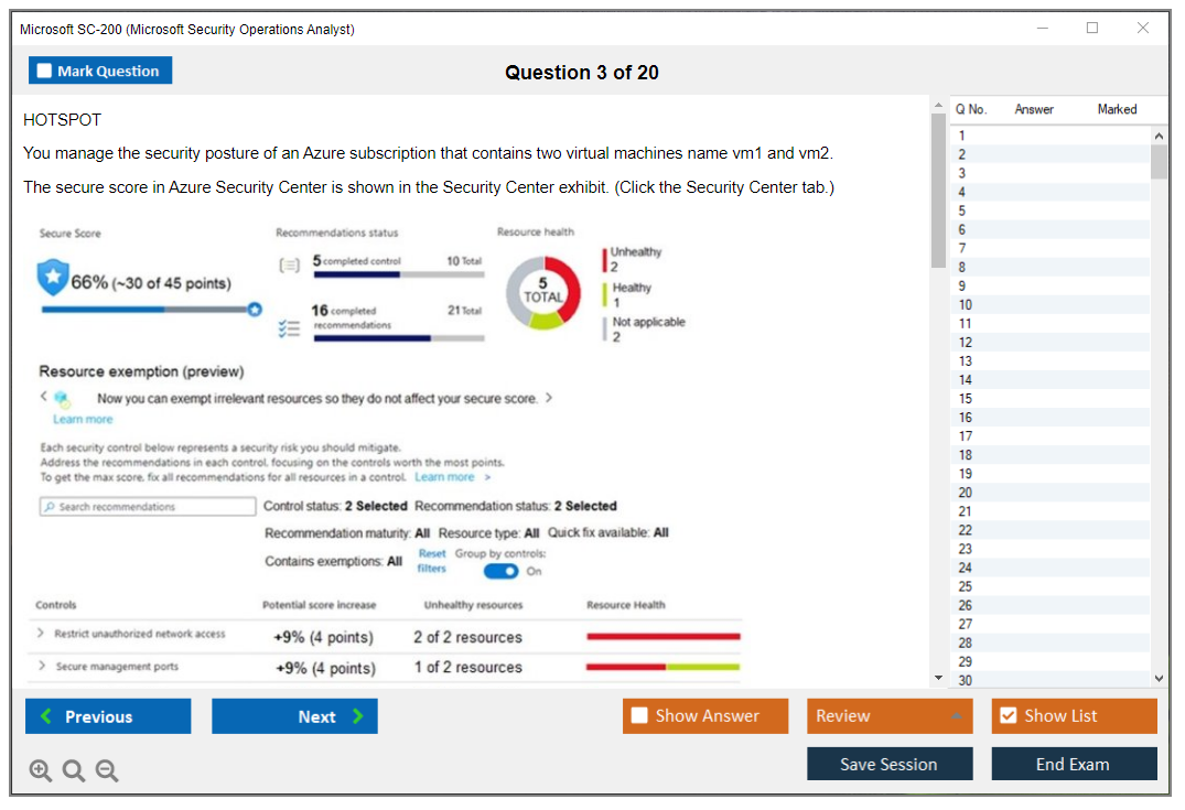 Microsoft SC-200 (Microsoft Security Operations Analyst) Prüfungs-Simulator Test Engine Prüfungs-Dumps 3