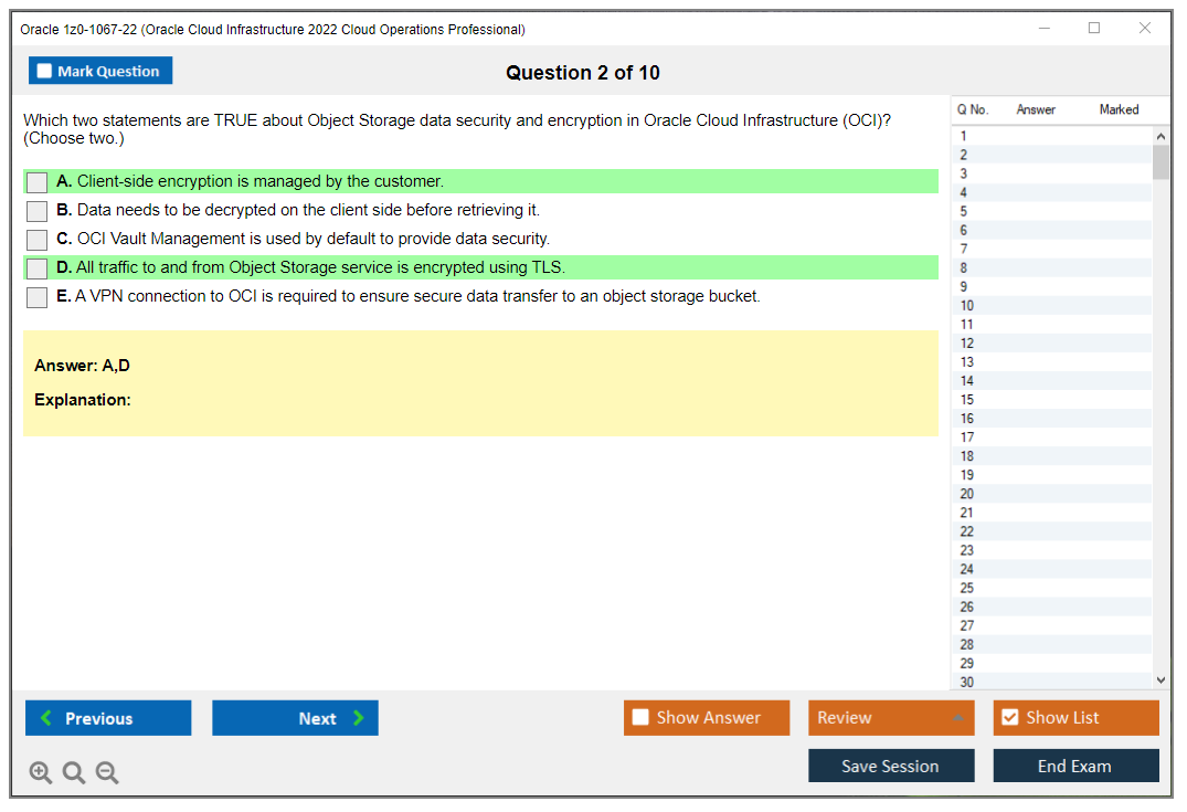 Oracle 1z0-1067-22 (Oracle Cloud Infrastructure 2022 Cloud Operations Professional) Prüfungs-Simulator Test Engine Prüfungs-Dumps 2