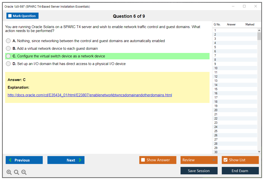 Oracle 1z0-597 (SPARC T4-Based Server Installation Essentials) Prüfungs-Simulator Test Engine Prüfungs-Dumps 6