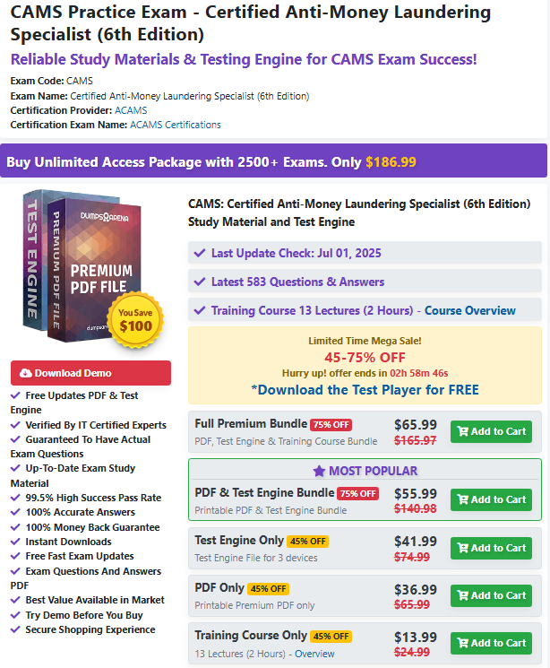 Where to Find Reliable ACAMS Exam Questions for Guaranteed Success