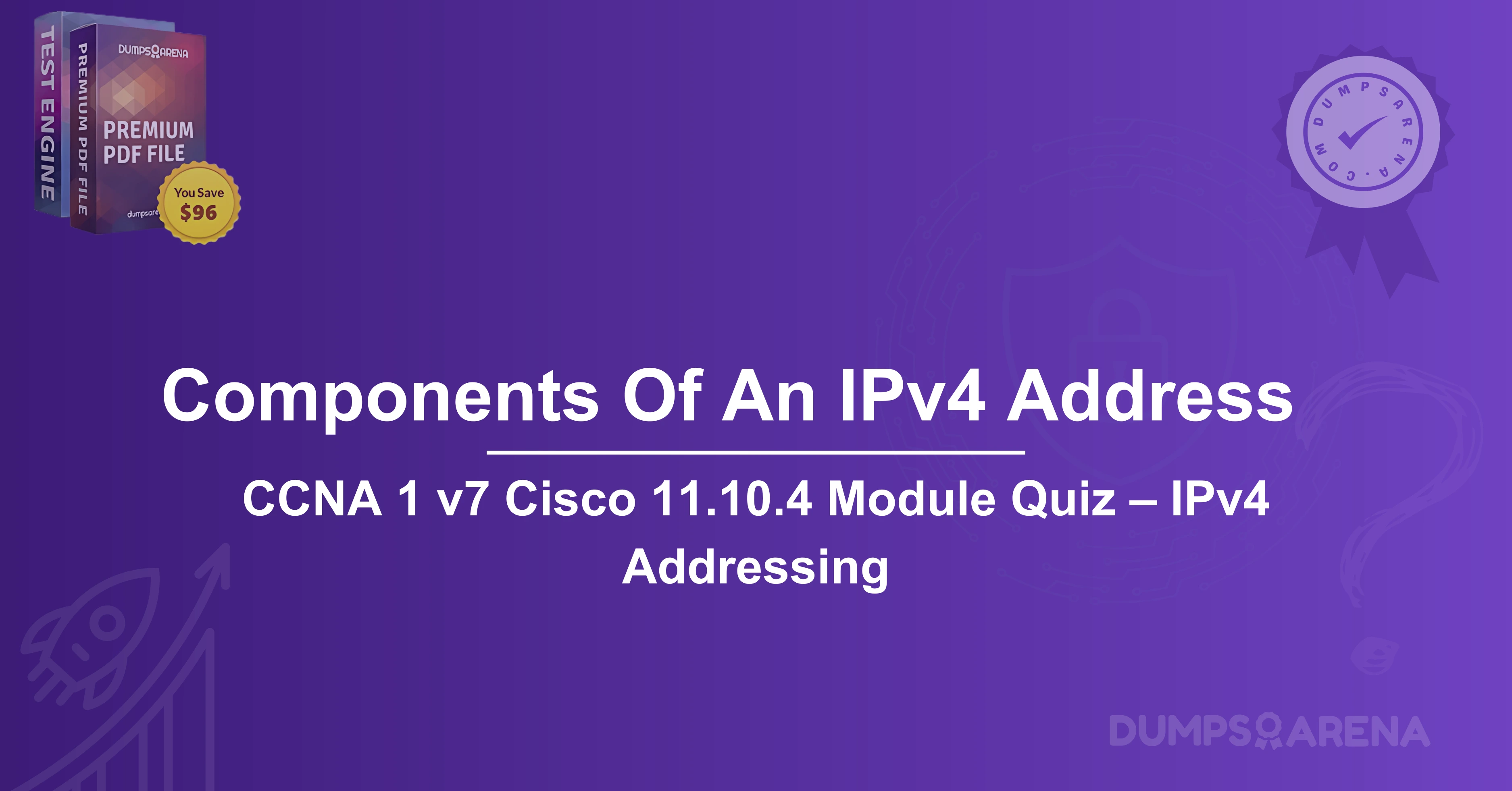 Which Two Parts Are Components Of An IPv4 Address? (choose two.)