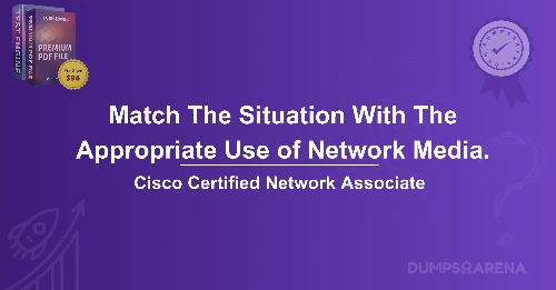 Match The Situation With The Appropriate Use of Network Media.