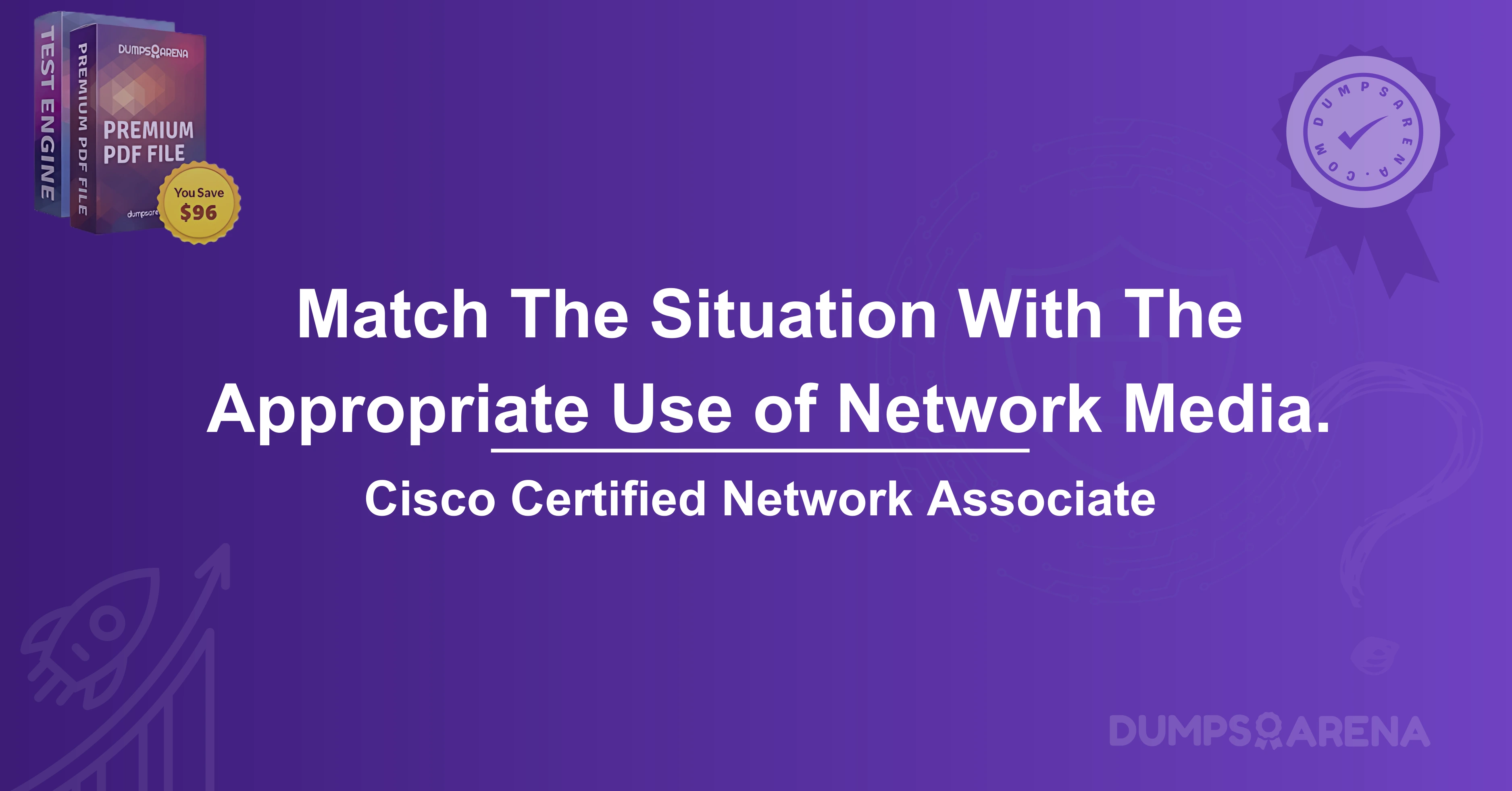 Match The Situation With The Appropriate Use of Network Media.