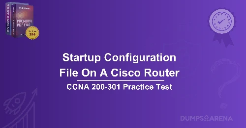 What Is The Purpose Of The Startup Configuration File On A Cisco Router?