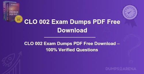 CLO-002 Exam Dumps PDF Free Download – 100% Verified Questions