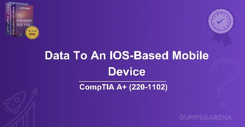 Which App Is Used To Synchronize Data To An IOS-Based Mobile Device?
