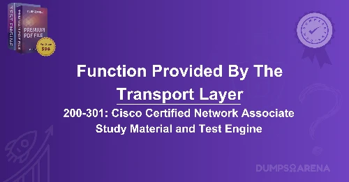 Which Scenario Describes A Function Provided By The Transport Layer?