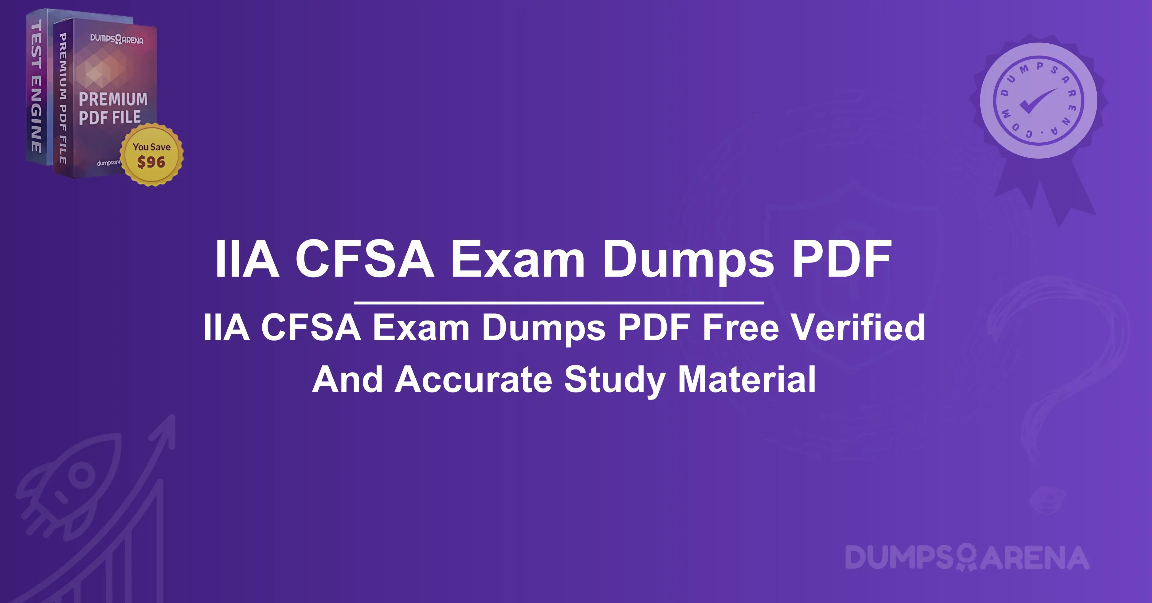 IIA CFSA Exam Dumps PDF Free Verified And Accurate Study Material