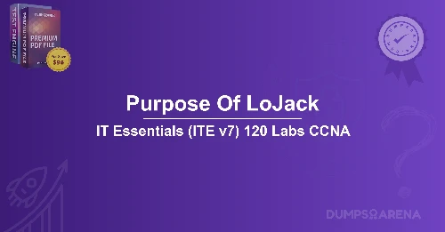 What Is The Purpose Of LoJack?
