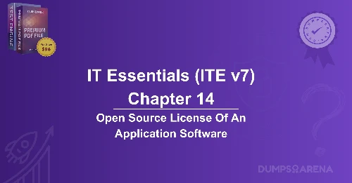 What Is A Characteristic Of The Open Source License Of An Application Software?