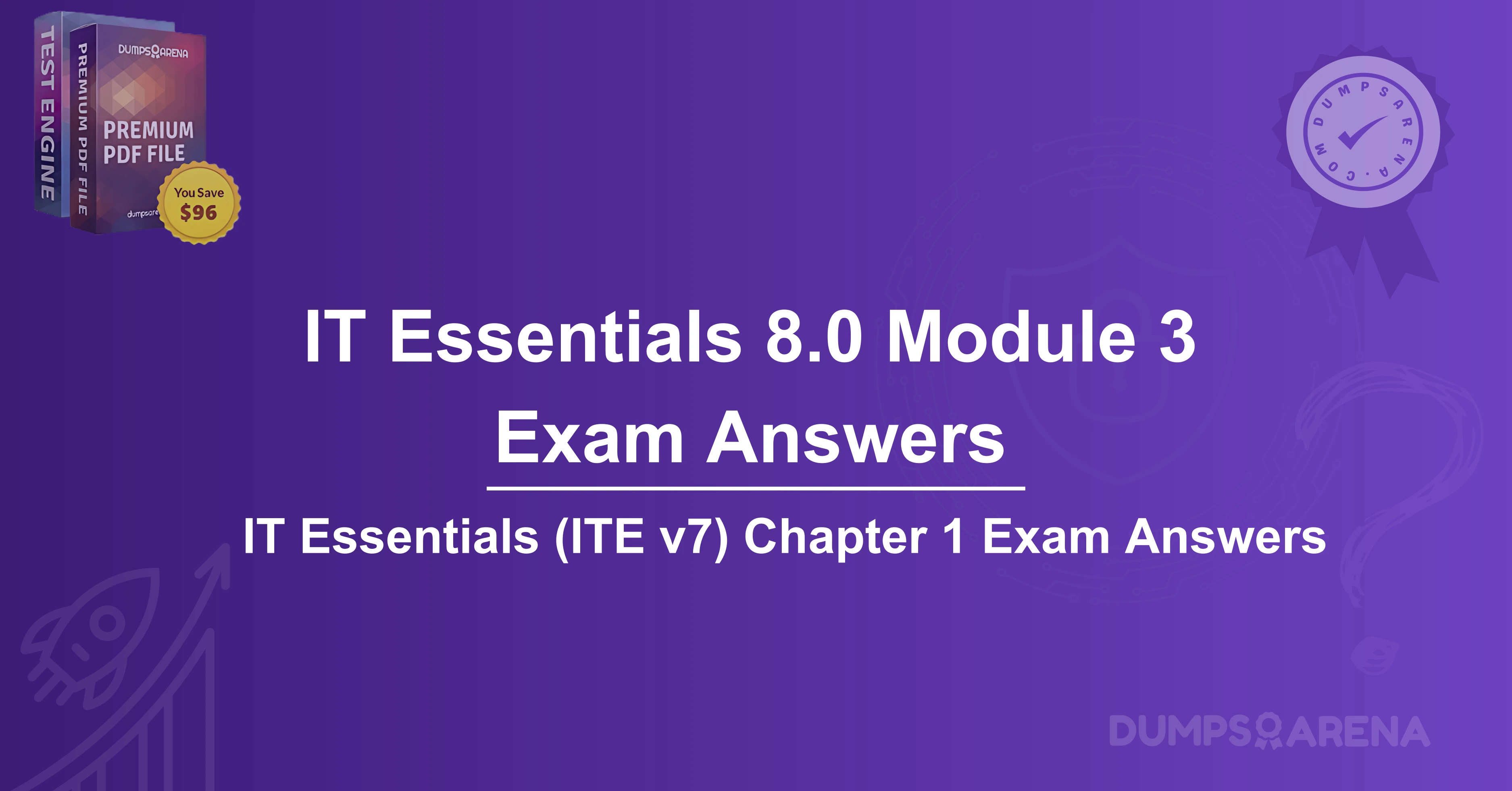 IT Essentials 8.0 Module 3 Exam Answers 2025 Updated Free PDF