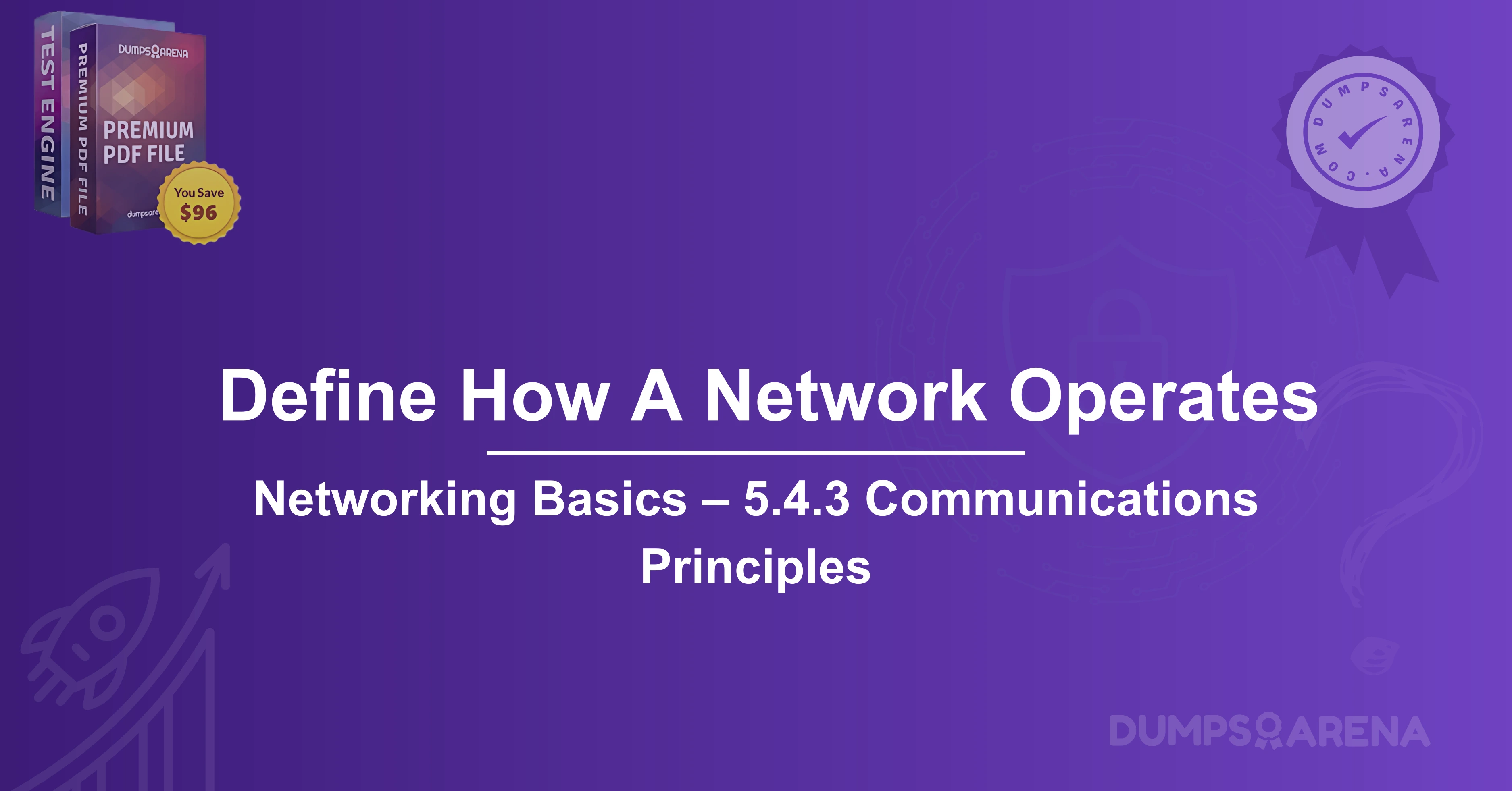 Which Term Refers To The Set Of Rules That Define How A Network Operates?