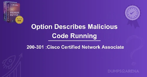 Which Option Describes Malicious Code Running On User Devices?