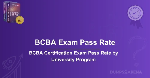 BACB - BCBA Certification Exam Pass Rate by University Program