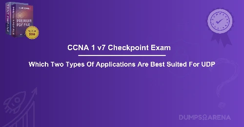 Which Two Types Of Applications Are Best Suited For UDP? (Choose Two.)