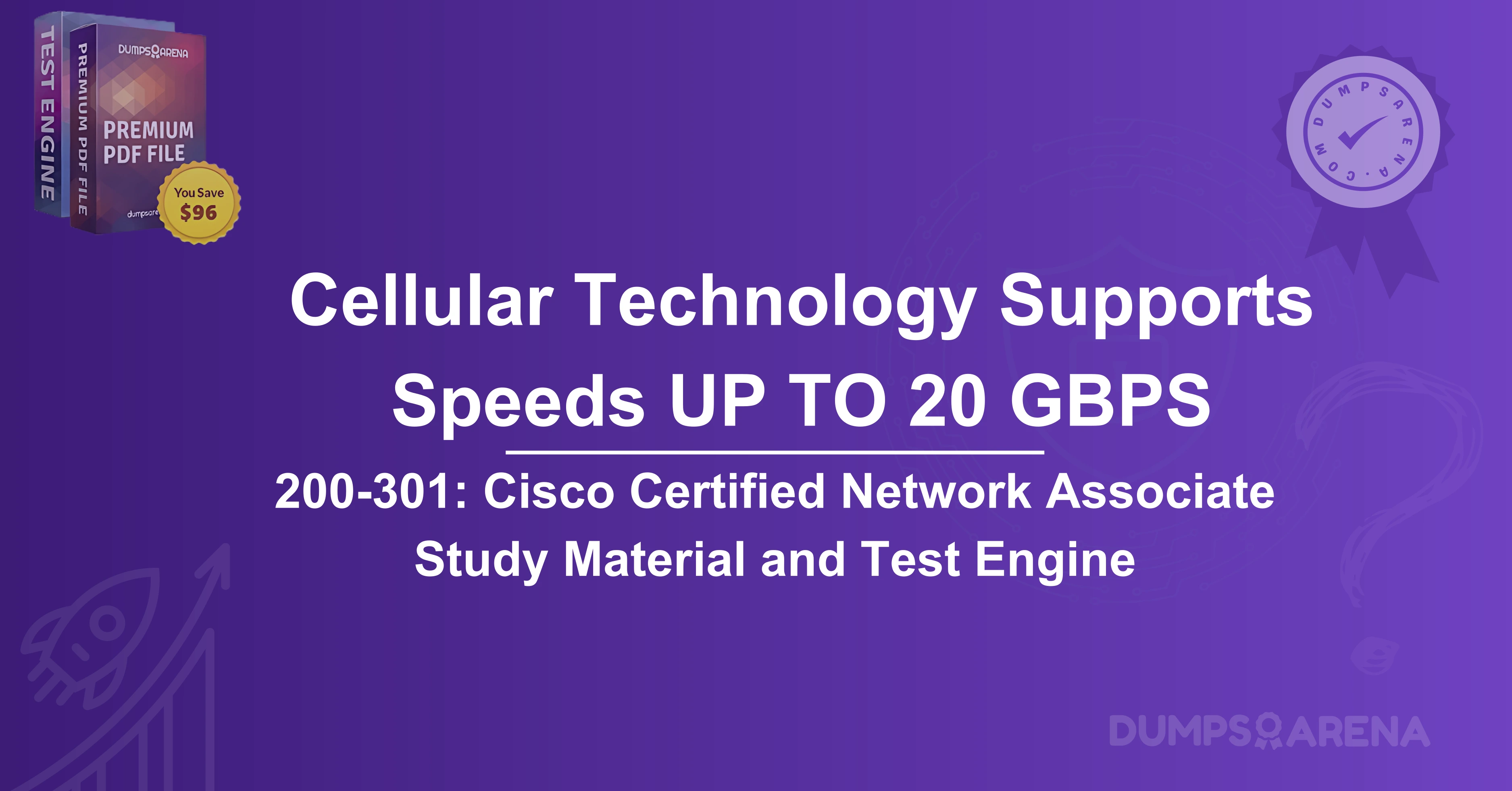 Which Cellular Technology Supports Speeds UP TO 20 GBPS?