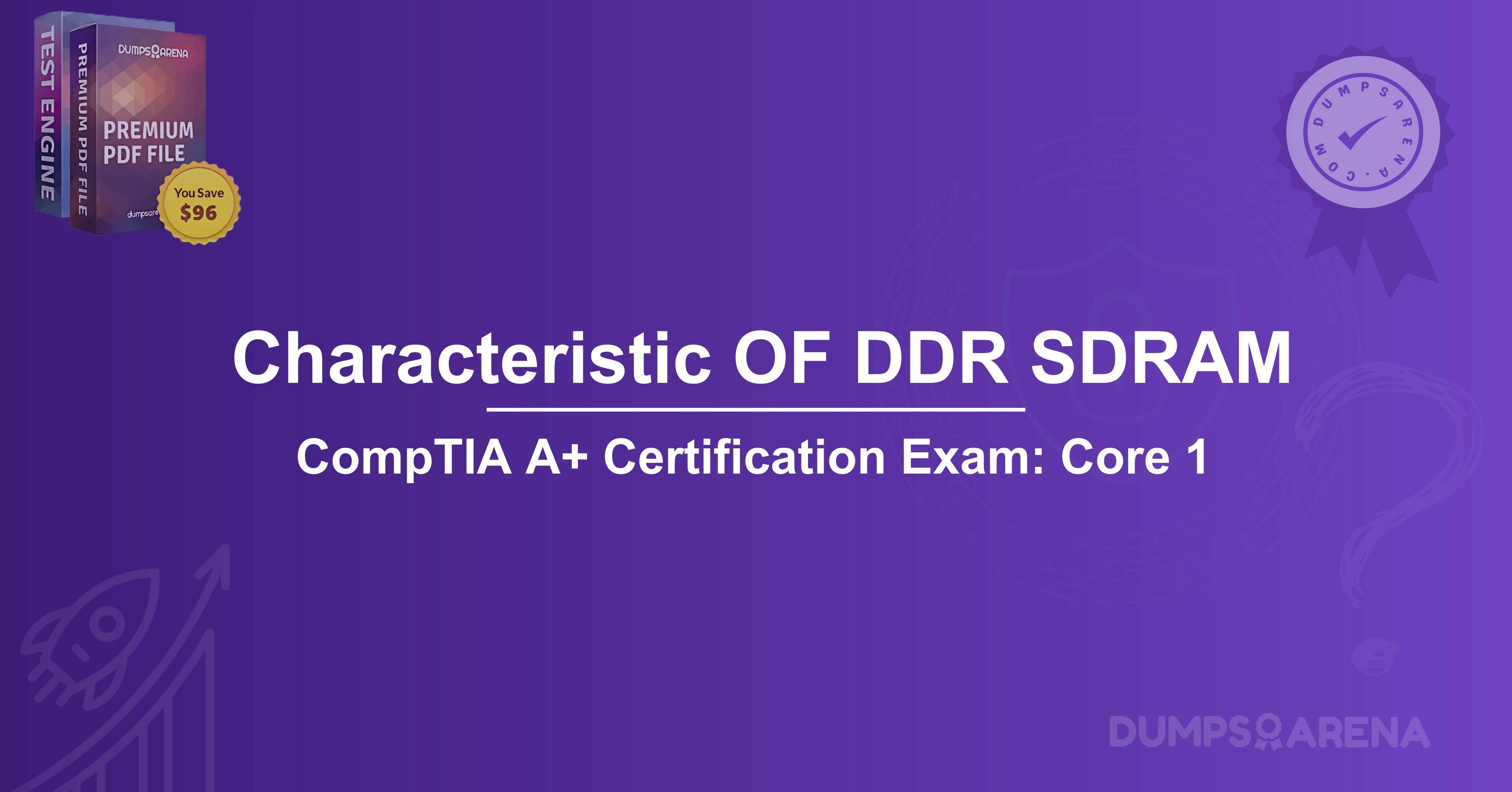 What Is A Characteristic OF DDR SDRAM?