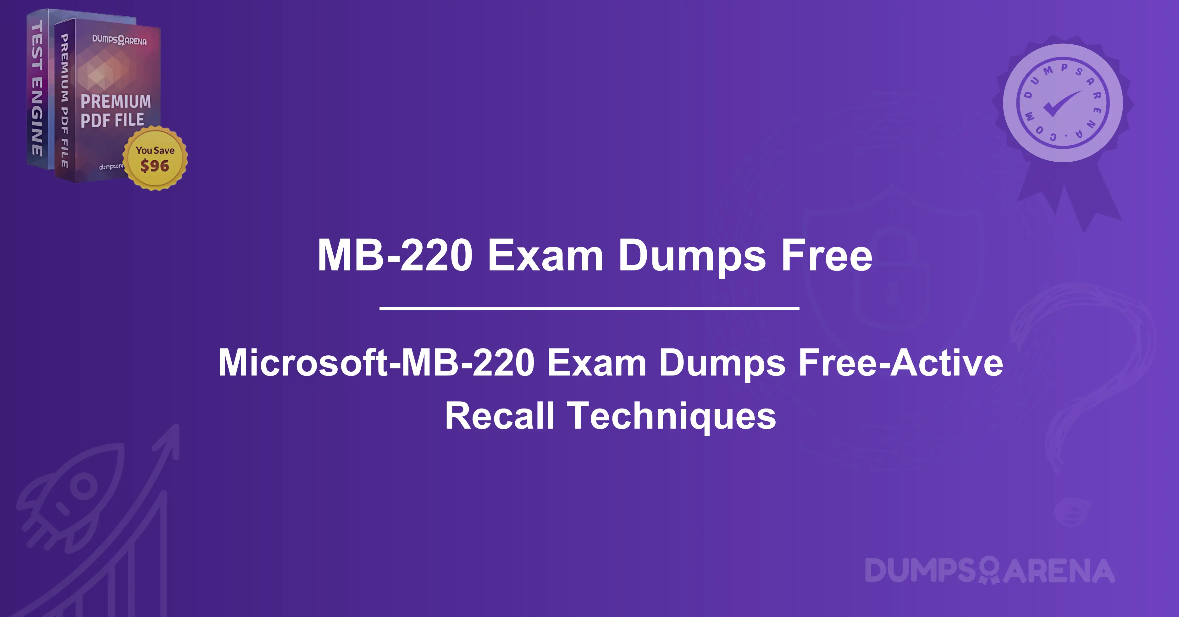 Microsoft-MB-220 Exam Dumps Free-Active Recall Techniques