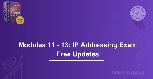 Modules 11 - 13: IP Addressing Exam Free Updates