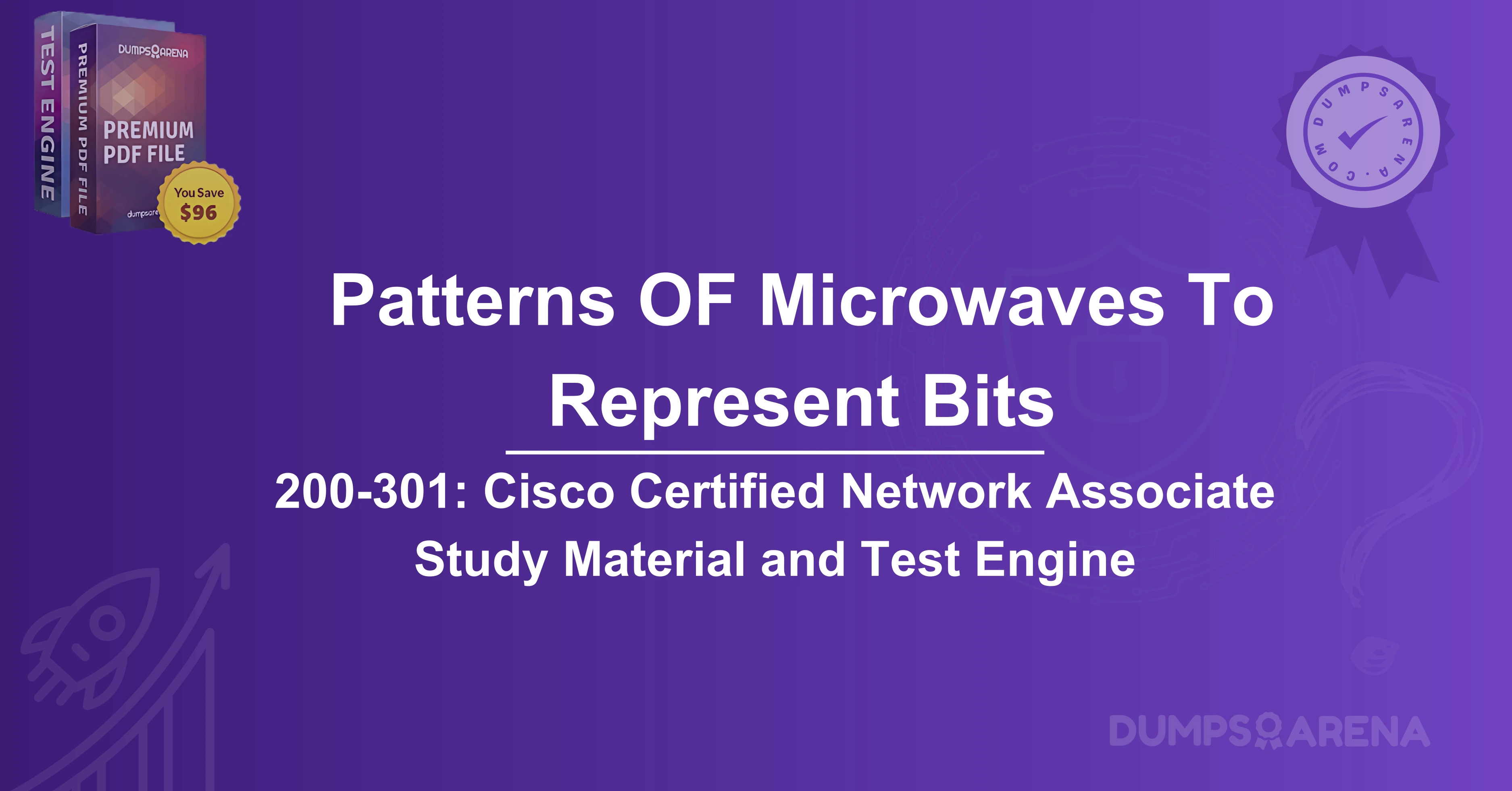 Which Media Uses Patterns OF Microwaves To Represent Bits?