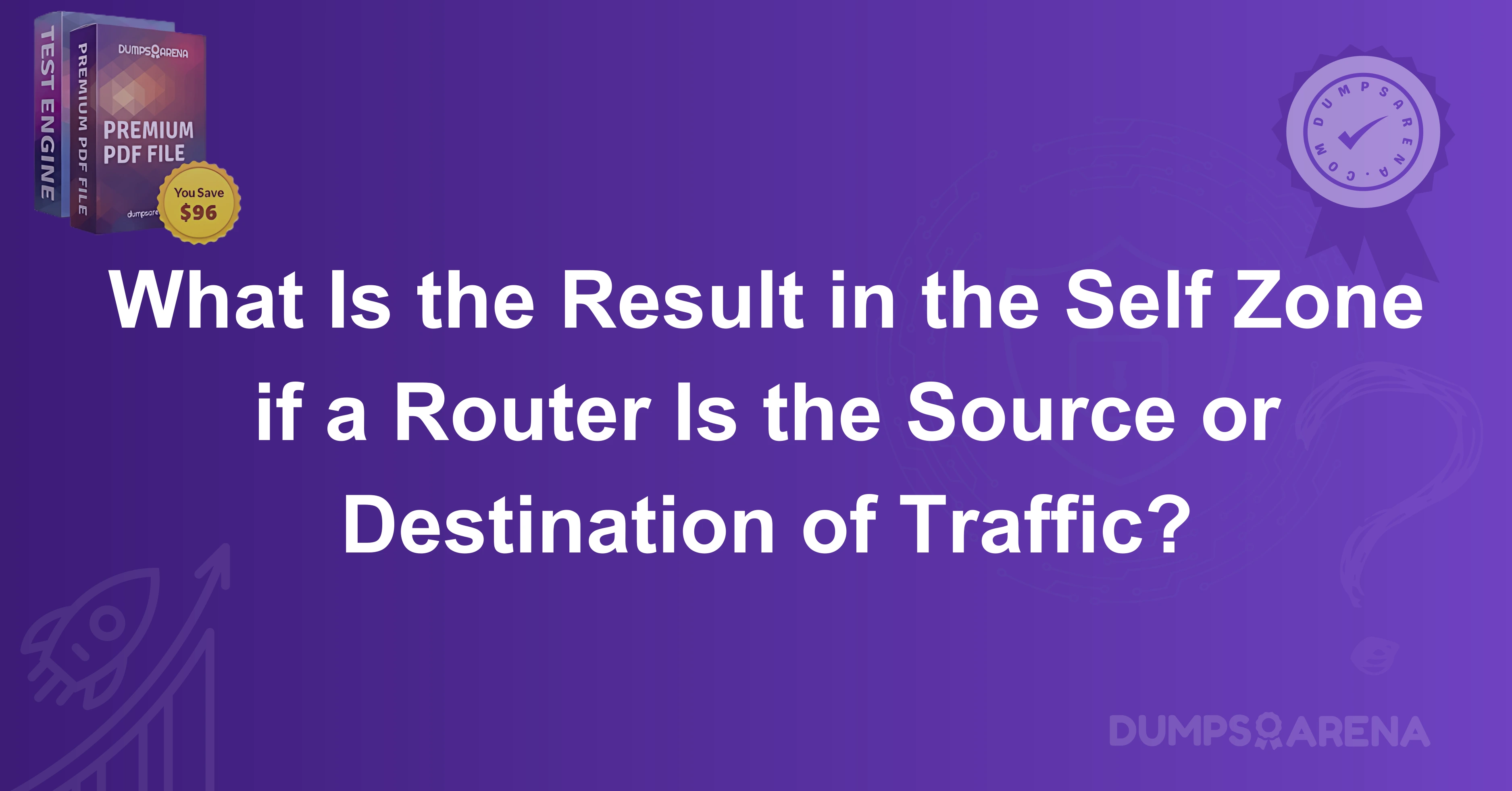 What Is the Result in the Self Zone if a Router Is the Source or Destination of Traffic?