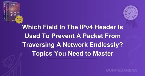 Which Field In The IPv4 Header Is Used To Prevent A Packet From Traversing A Network Endlessly? Topics You Need to Master