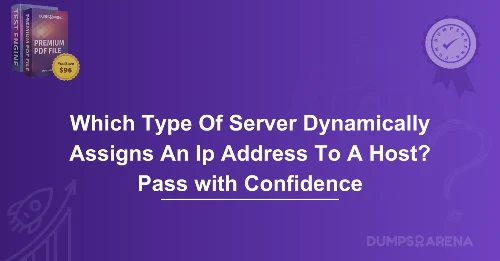 Which Type Of Server Dynamically Assigns An Ip Address To A Host? Pass with Confidence