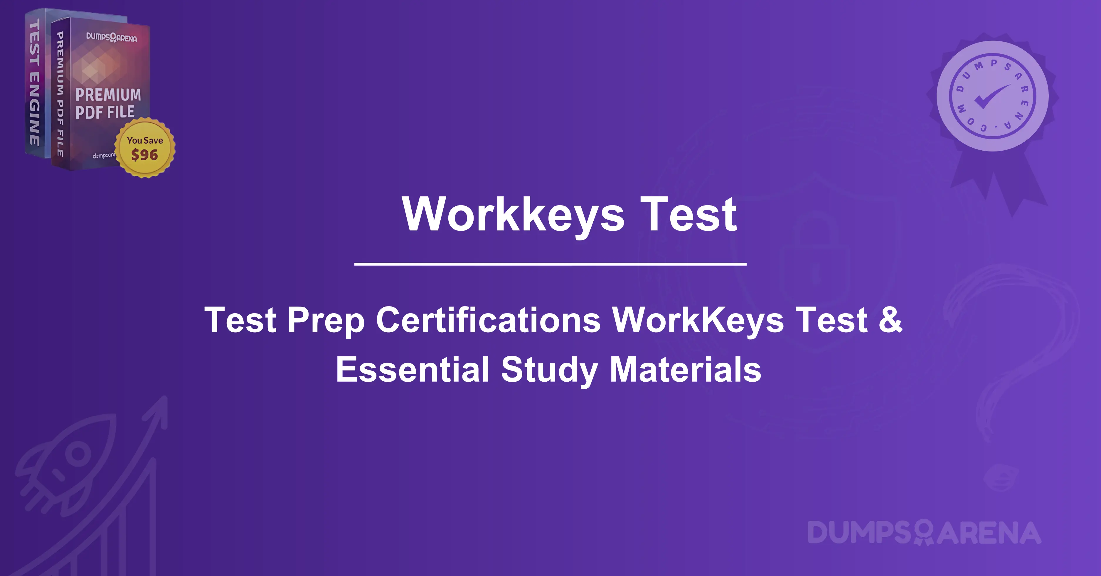 Test Prep Certifications WorkKeys Test & Essential Study Materials  