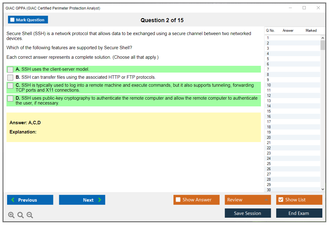 GIAC GPPA (GIAC Certified Perimeter Protection Analyst) Exam Simulator Test Engine Practice Exam 2