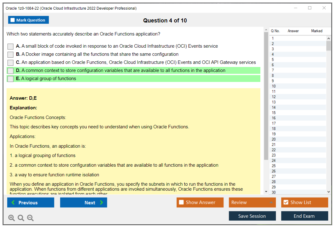 Oracle 1z0-1084-22 (Oracle Cloud Infrastructure 2022 Developer Professional) Prüfungs-Simulator Test Engine Prüfungs-Dumps 4