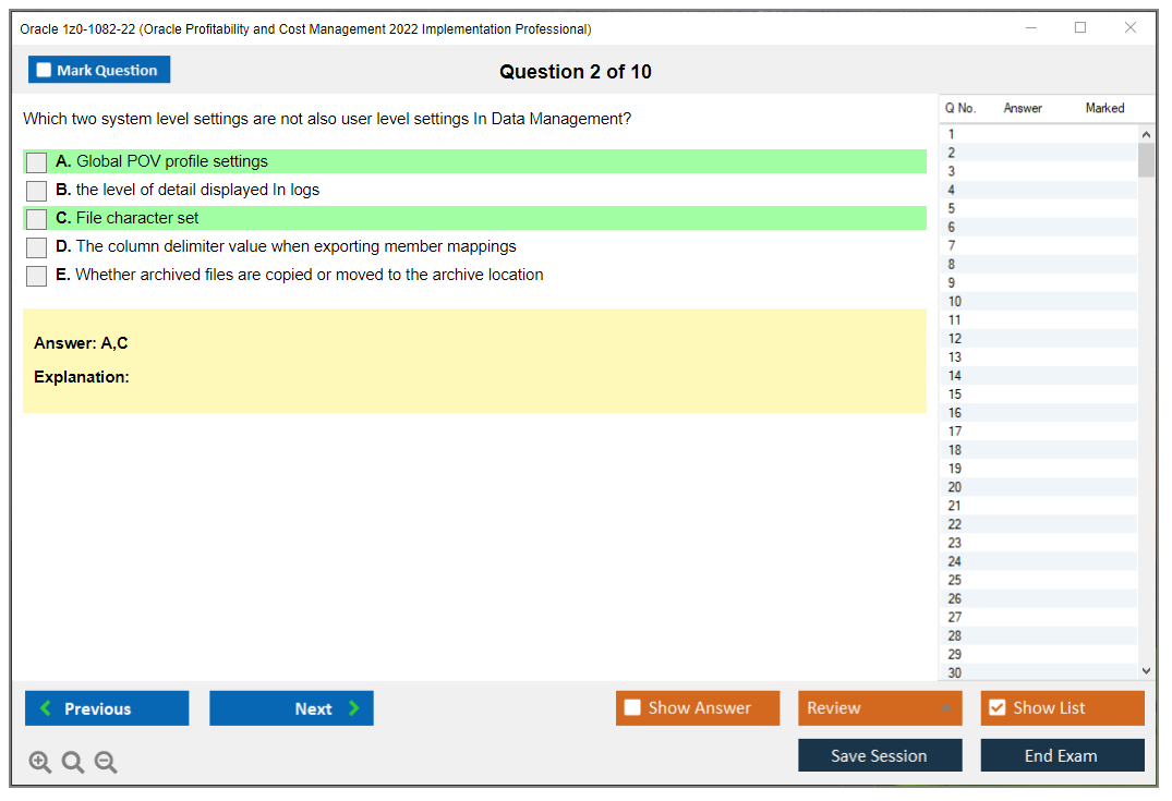 Oracle 1z0-1082-22 (Oracle Profitability and Cost Management 2022 Implementation Professional) Prüfungs-Simulator Test Engine Prüfungs-Dumps 2